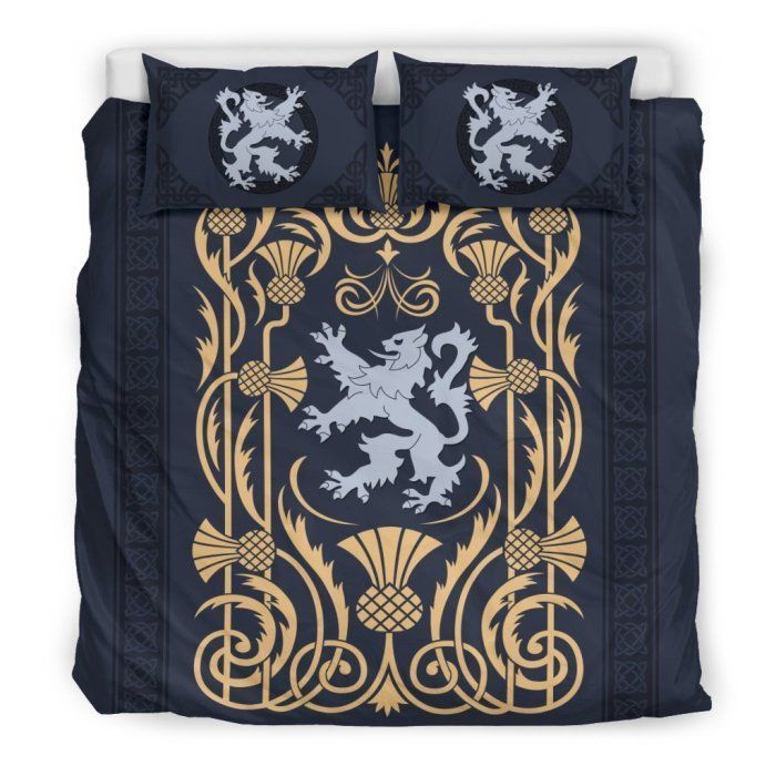 Scotland Thistle With Celtic Lion Bedding Set