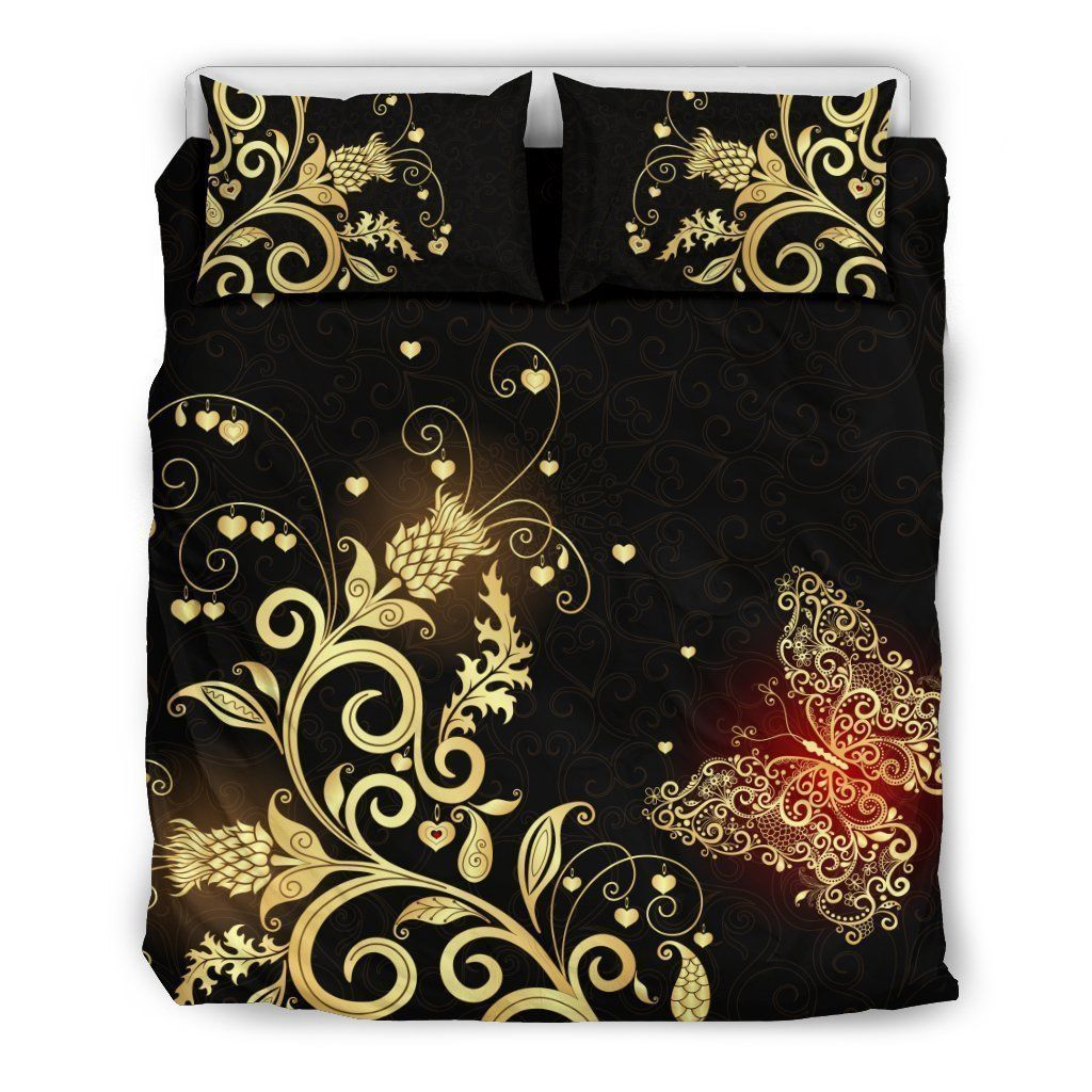 Scottish Golden Thistle Bedding Set