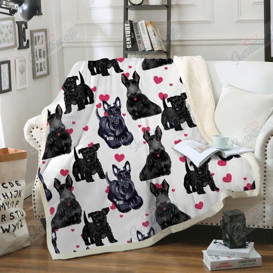 Scottish Terrier Fleece Blanket