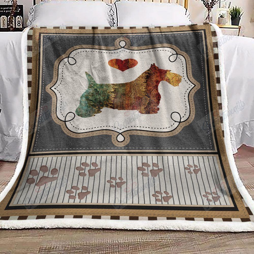Scottish Terrier Fleece Blanket