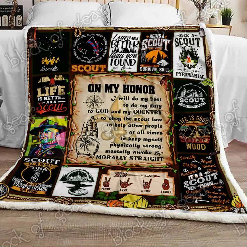 Scout And Proud Fleece Blanket