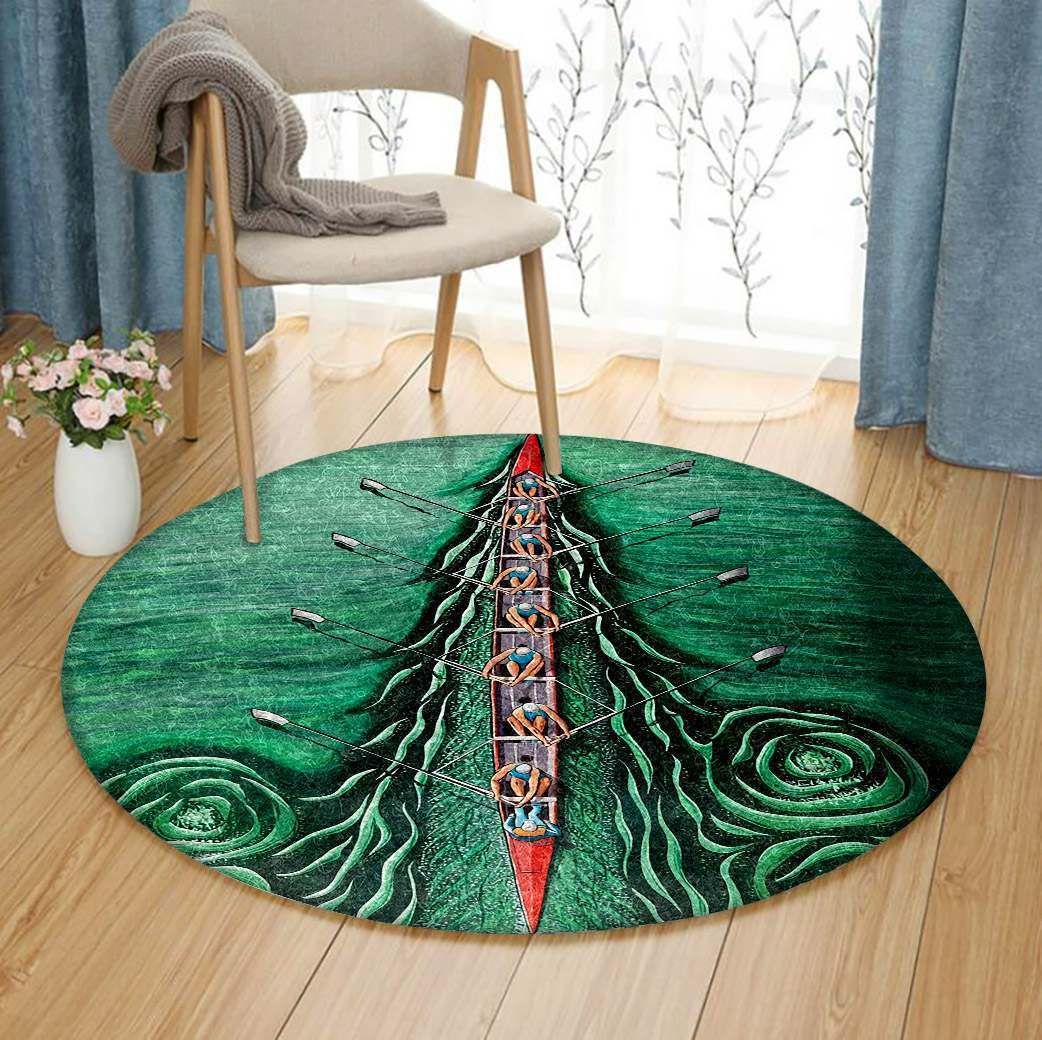 Sculling Round Carpet