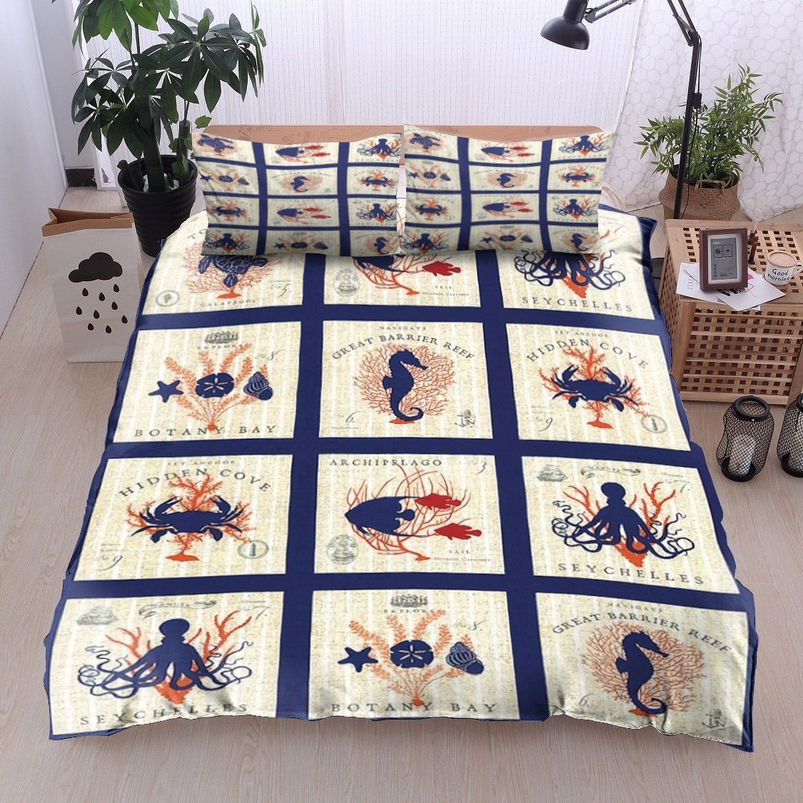 Sea Animals Bedding Set