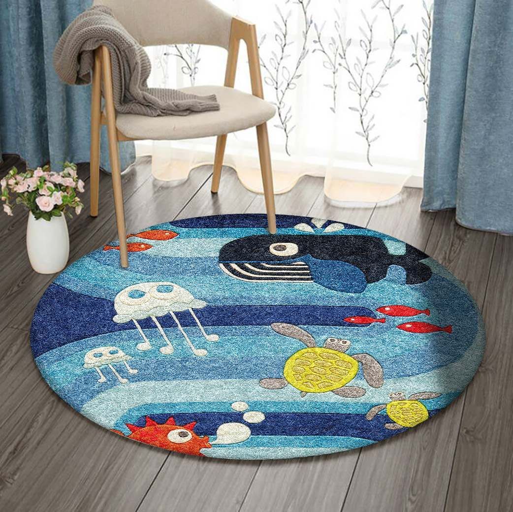 Sea Round Carpet
