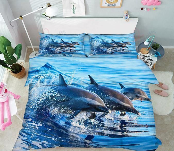 Sea Dolphins Bedding Set