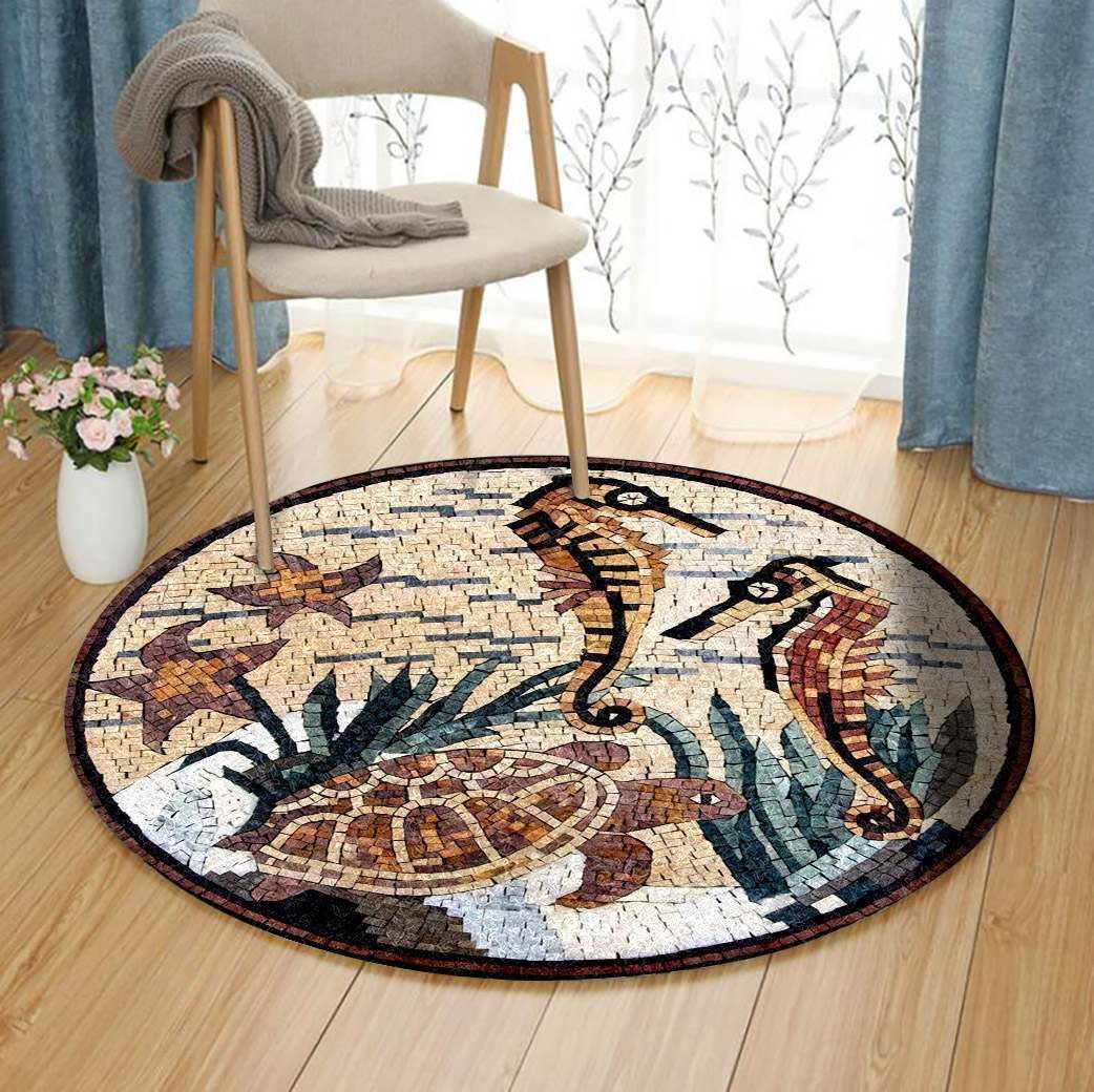 Sea Round Carpet