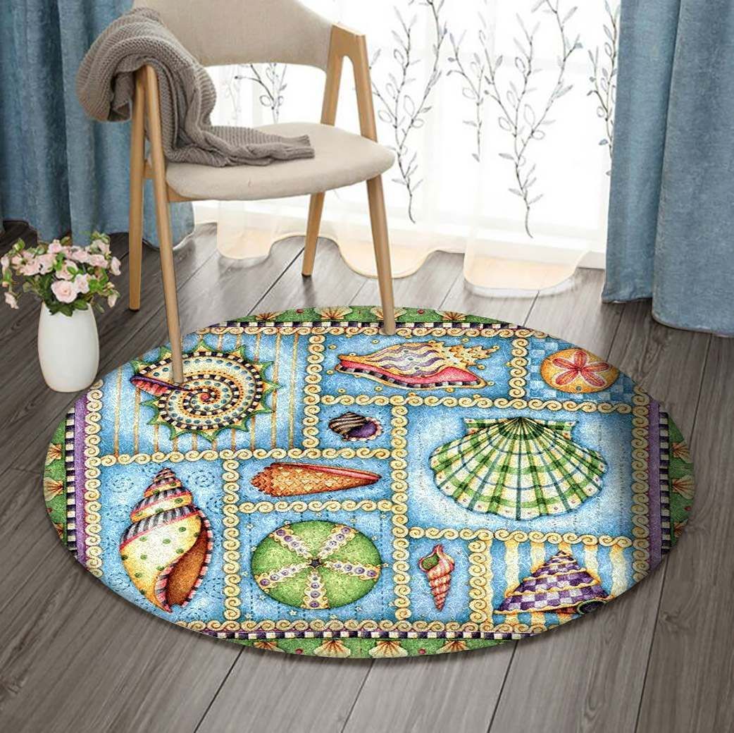 Sea Round Carpet