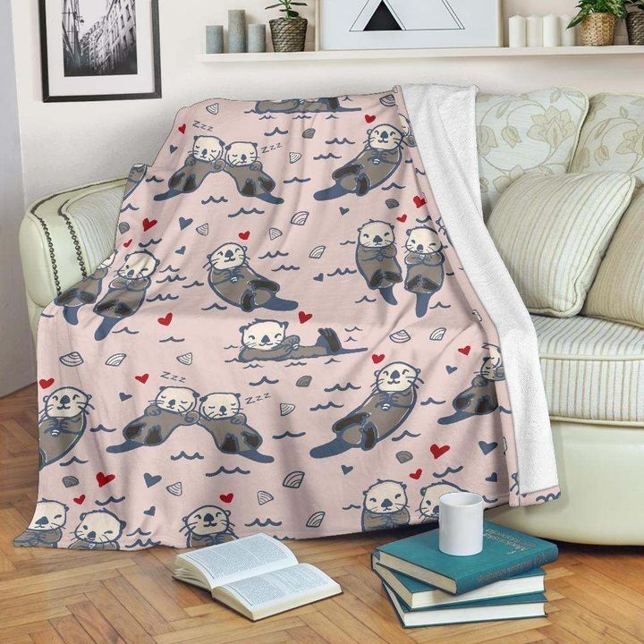 Sea Otter Fleece Blanket