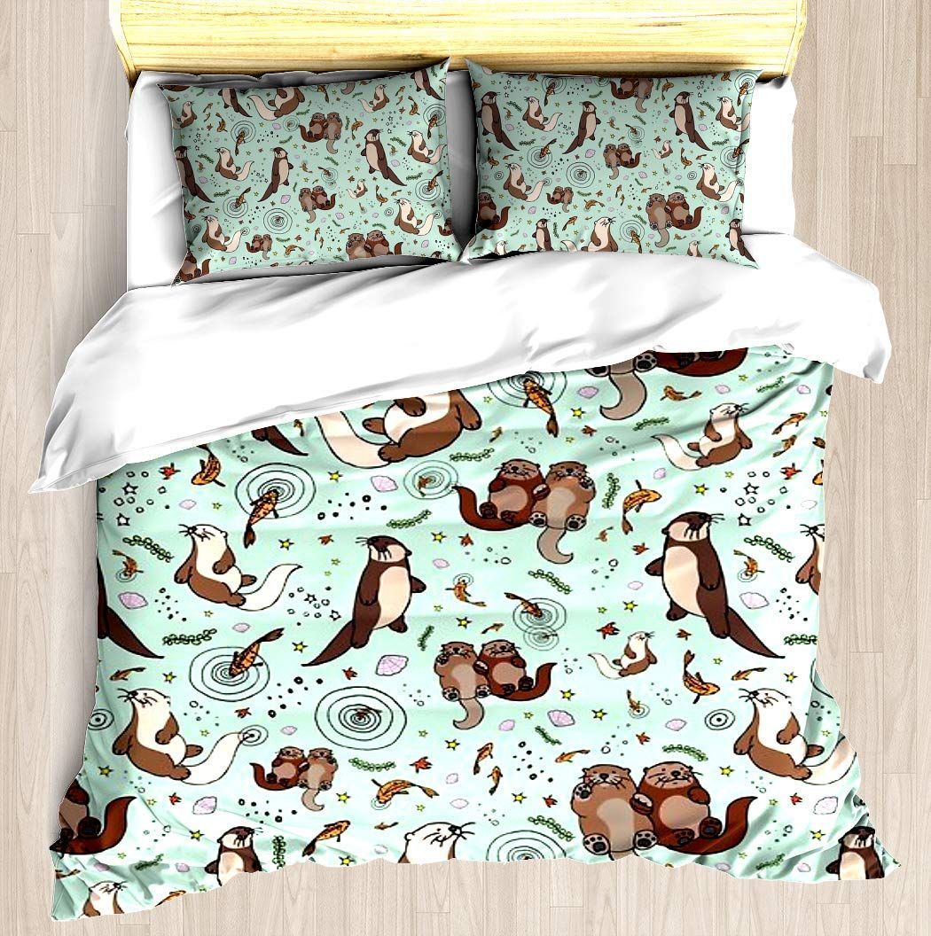 Sea Otters Bedding Set