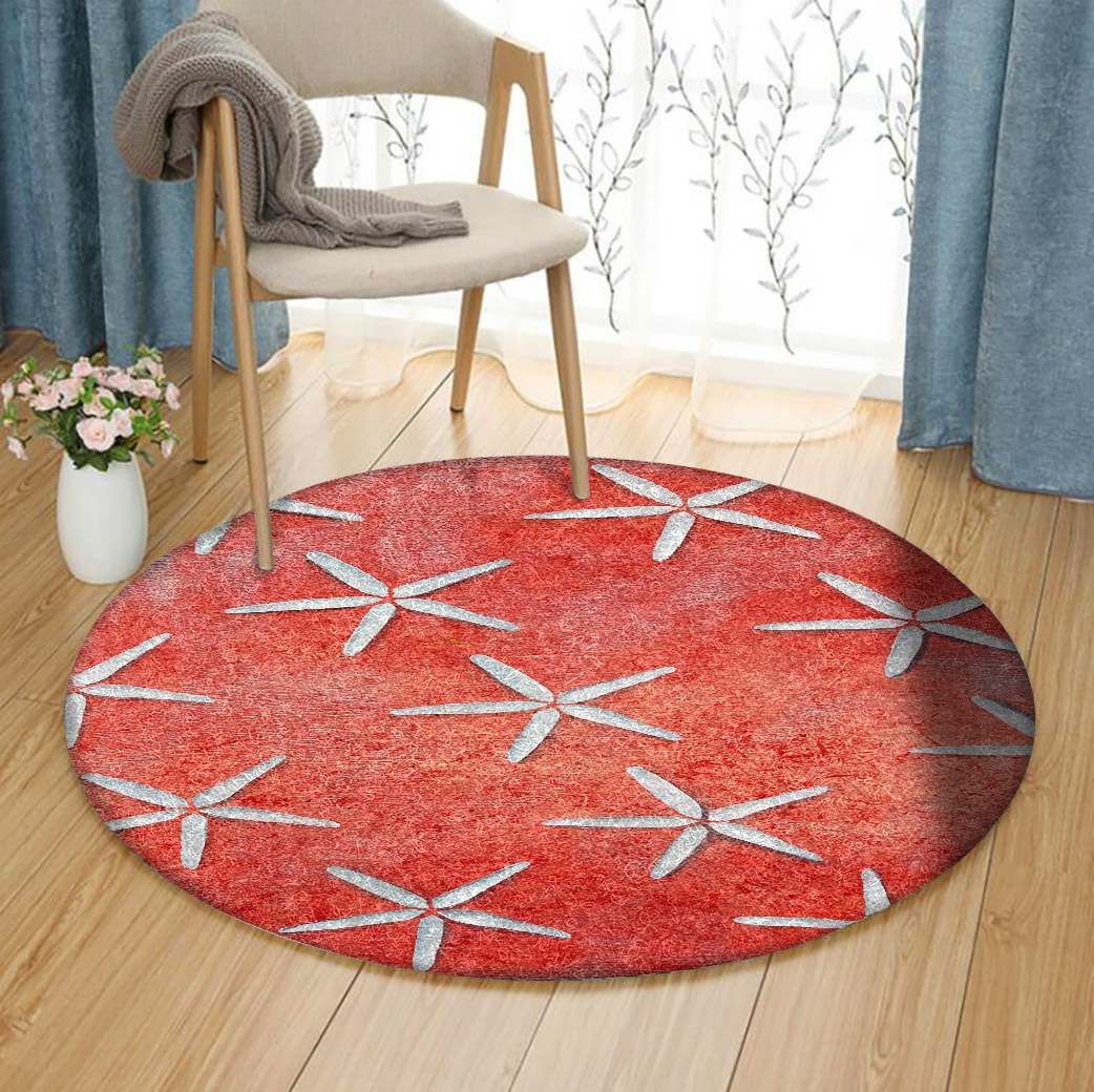 Sea Stars Round Carpet
