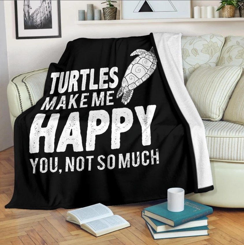 Sea Turtle Sherpa Fleece Blanket