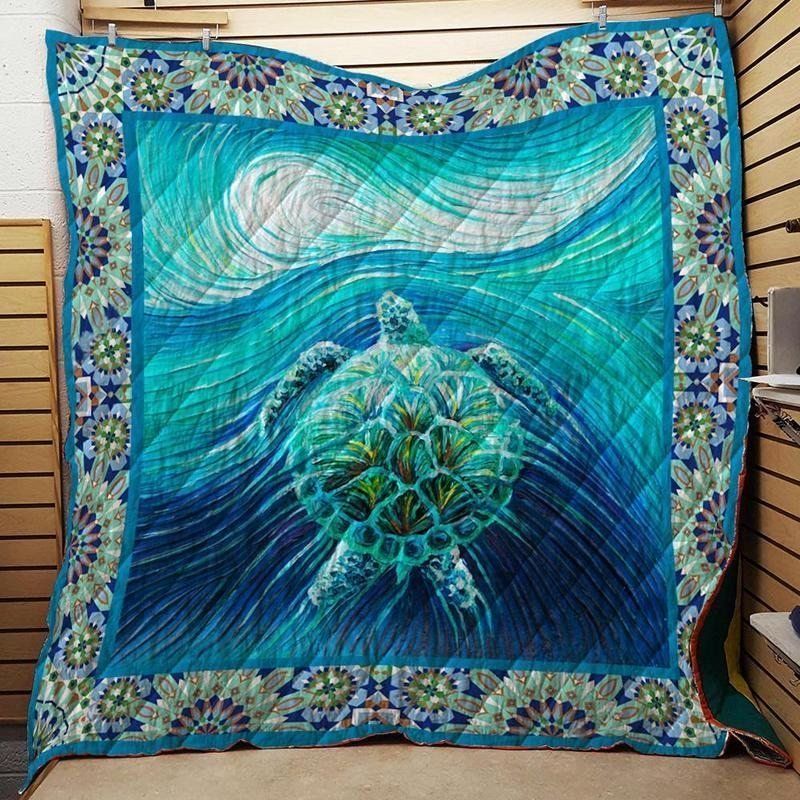 Sea Turtle CLP270676 Quilt Blanket