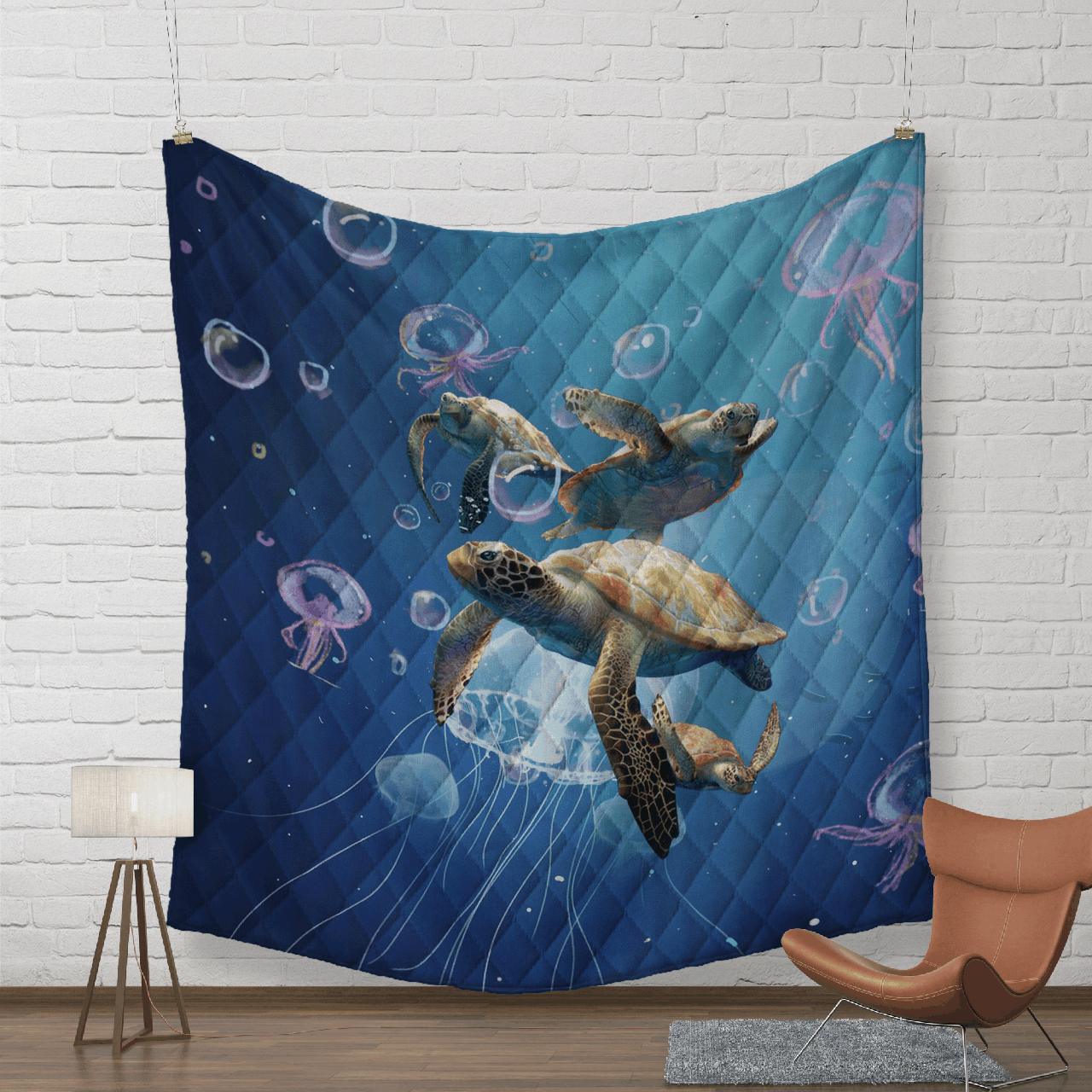 Sea Turtle GS-CL-KC0306 Quilt Blanket