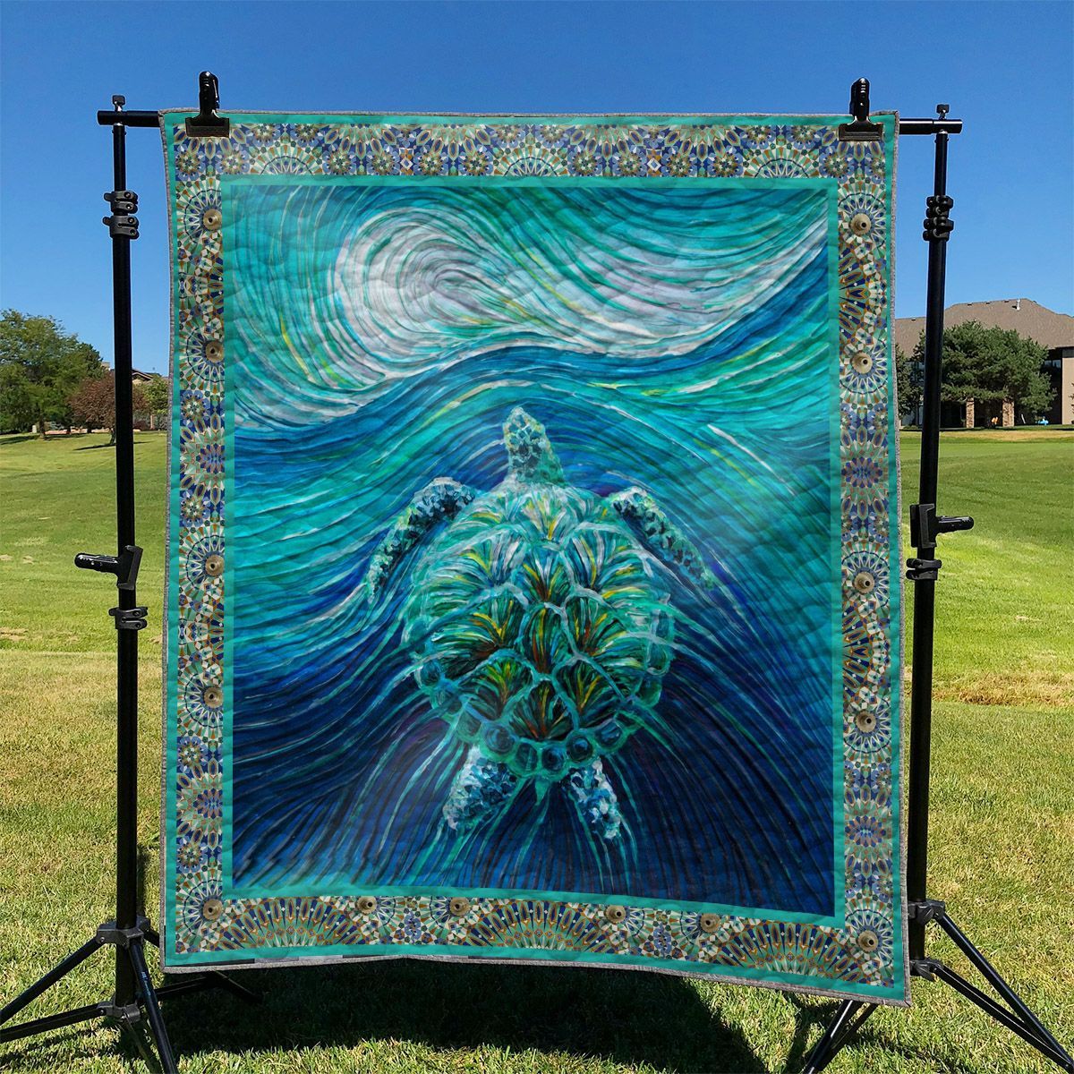 Sea Turtle GS-LD1209 Quilt Blanket