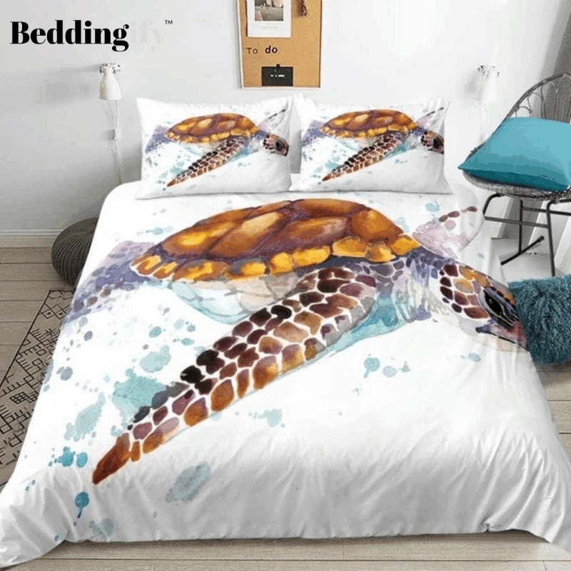 Sea Turtle Marine Life Bedding Set
