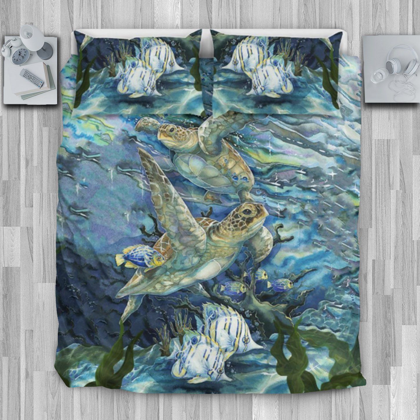 Sea Turtle Painting Art Bedding Set