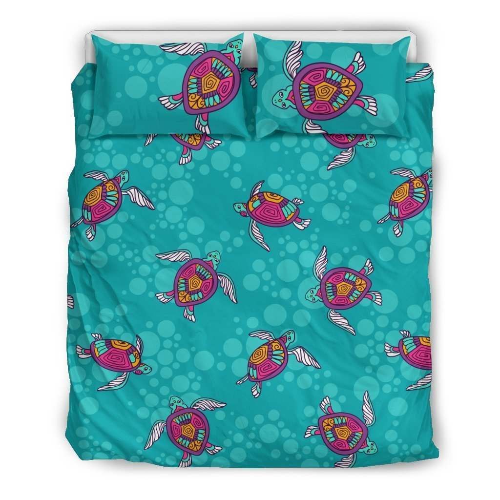 Sea Turtle Pattern Bedding Set