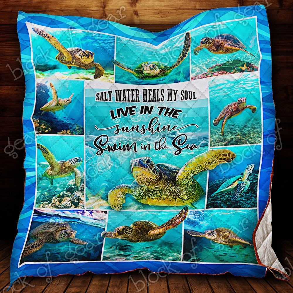 Sea Turtle Quilt Ttl183 Dhc11122284Dd