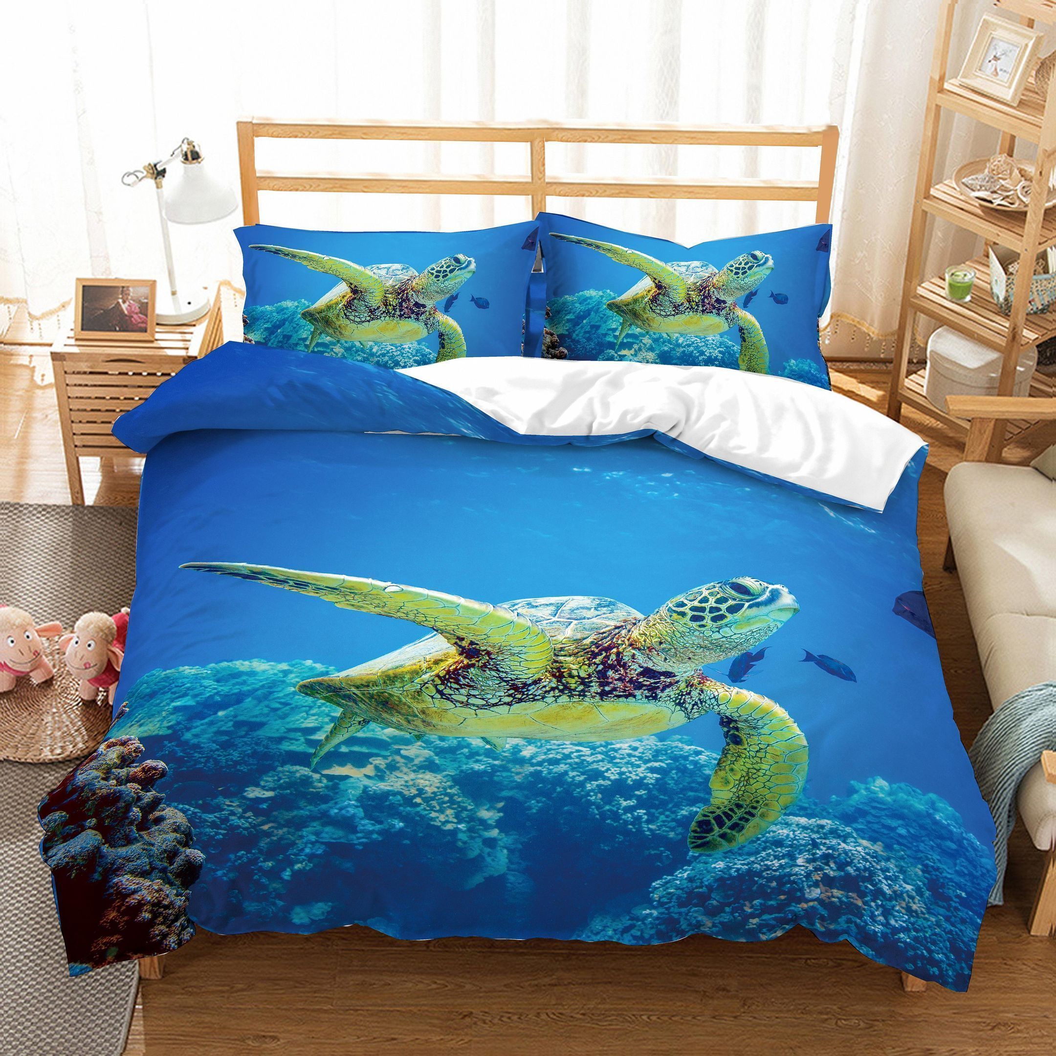 Sea Turtle Sea World Bedding Set
