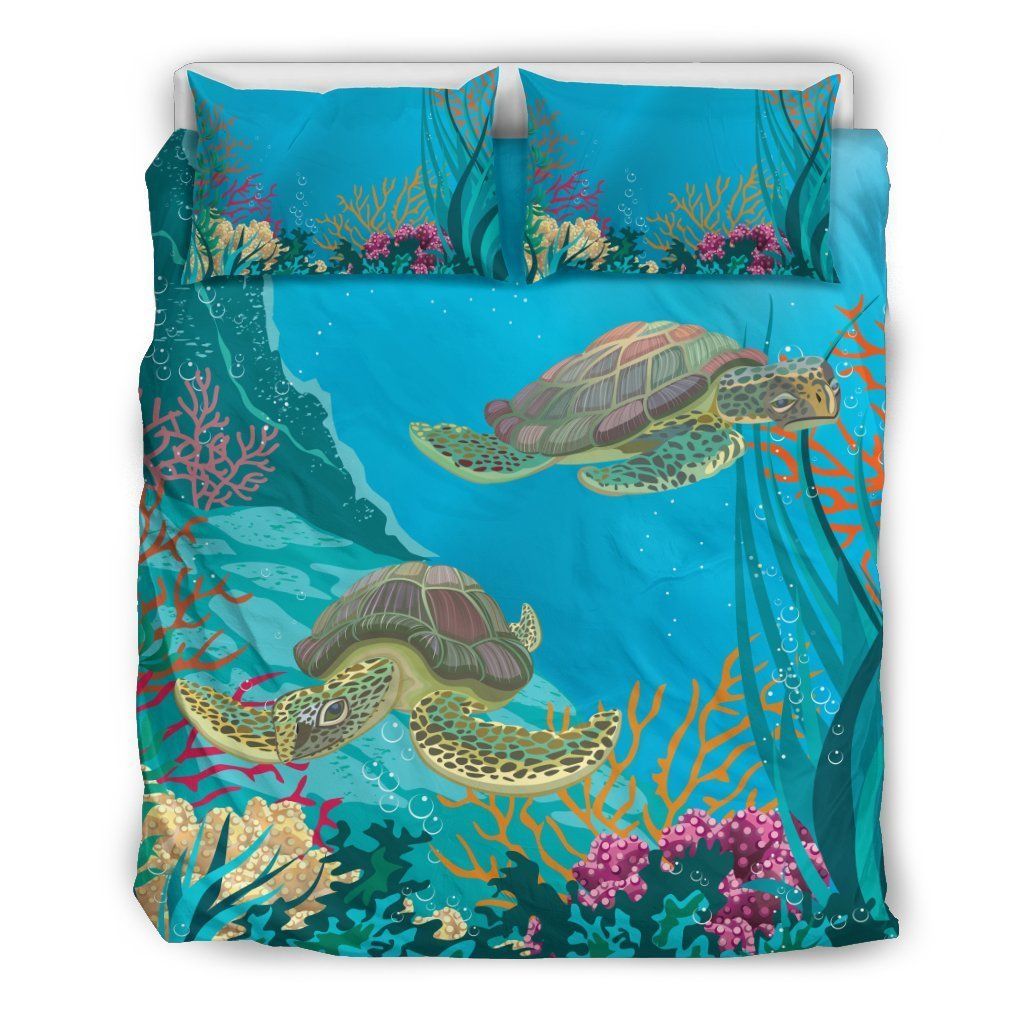 Sea Turtle Under The Sea Bedding Set
