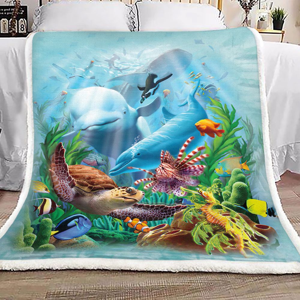 Sea Villians Fleece Blanket