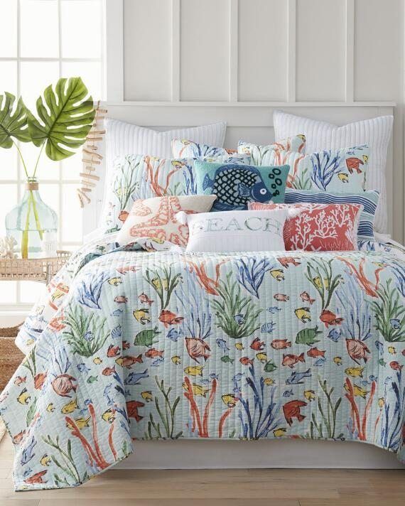 Seafish Coral Bedding Set