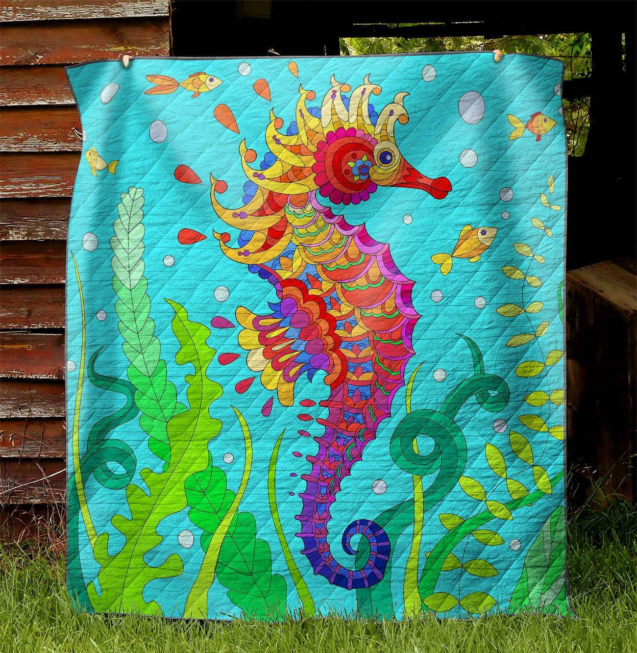 Seahorse Painting NI2903044YD Quilt Blanket