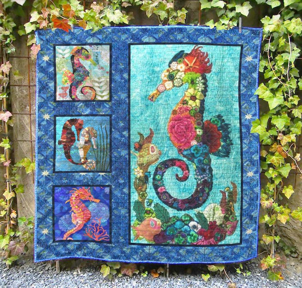 Seahorse QH130702B TBG Quilt Blanket