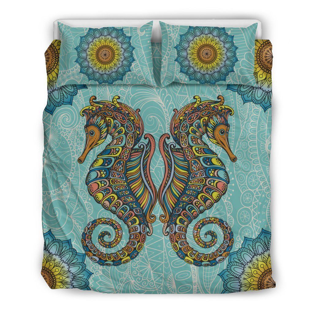 Seahorse Zentangle Bedding Set