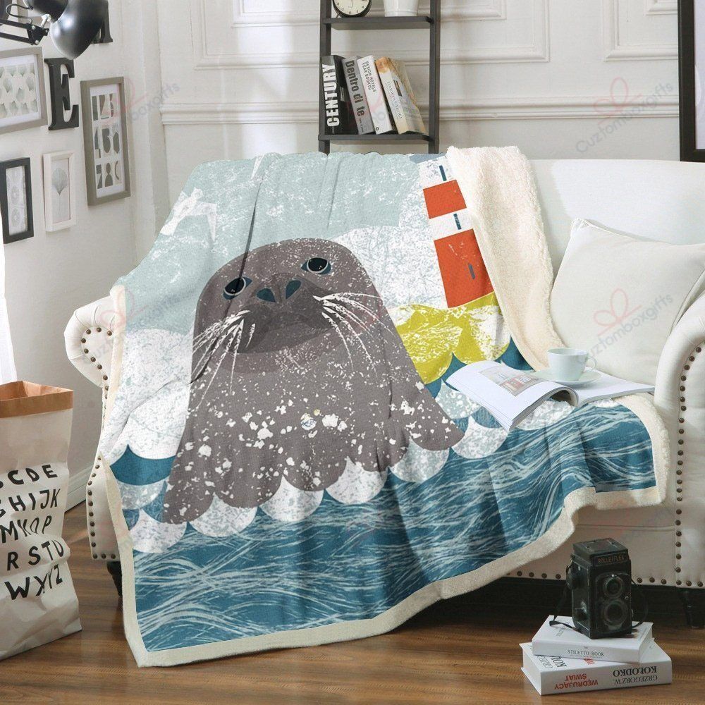 Seal Fleece Blanket