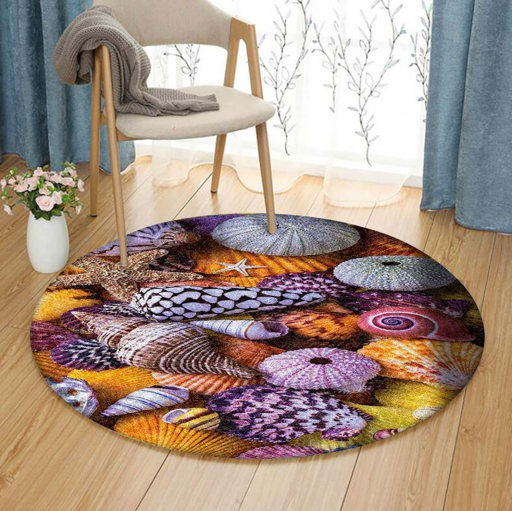 Seashell Round Carpet