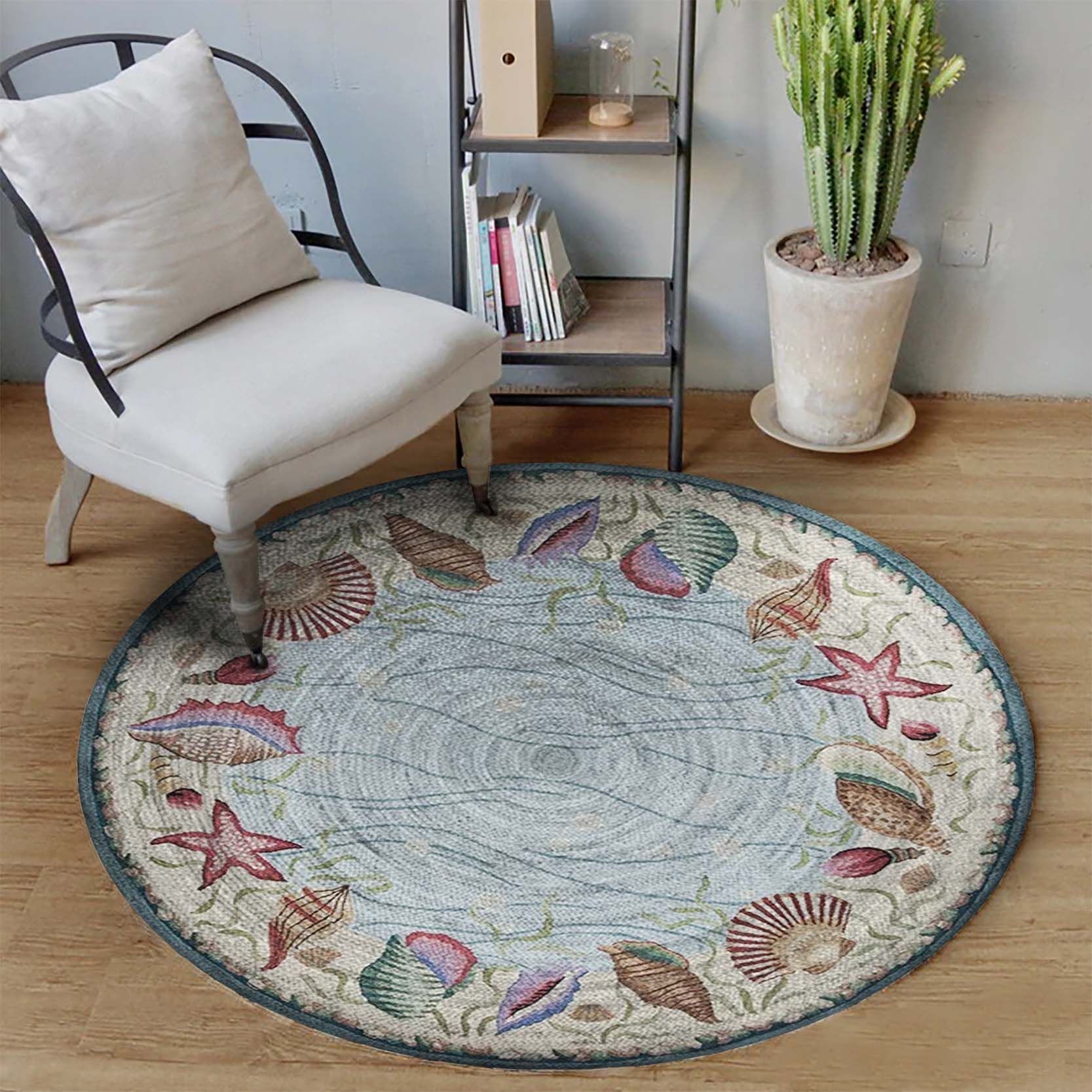 Seashell Round Carpet