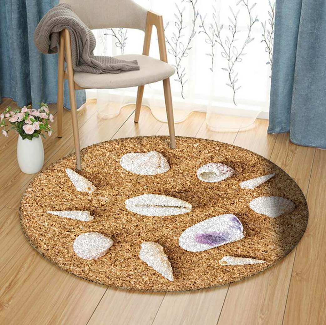 Seashell Round Carpet