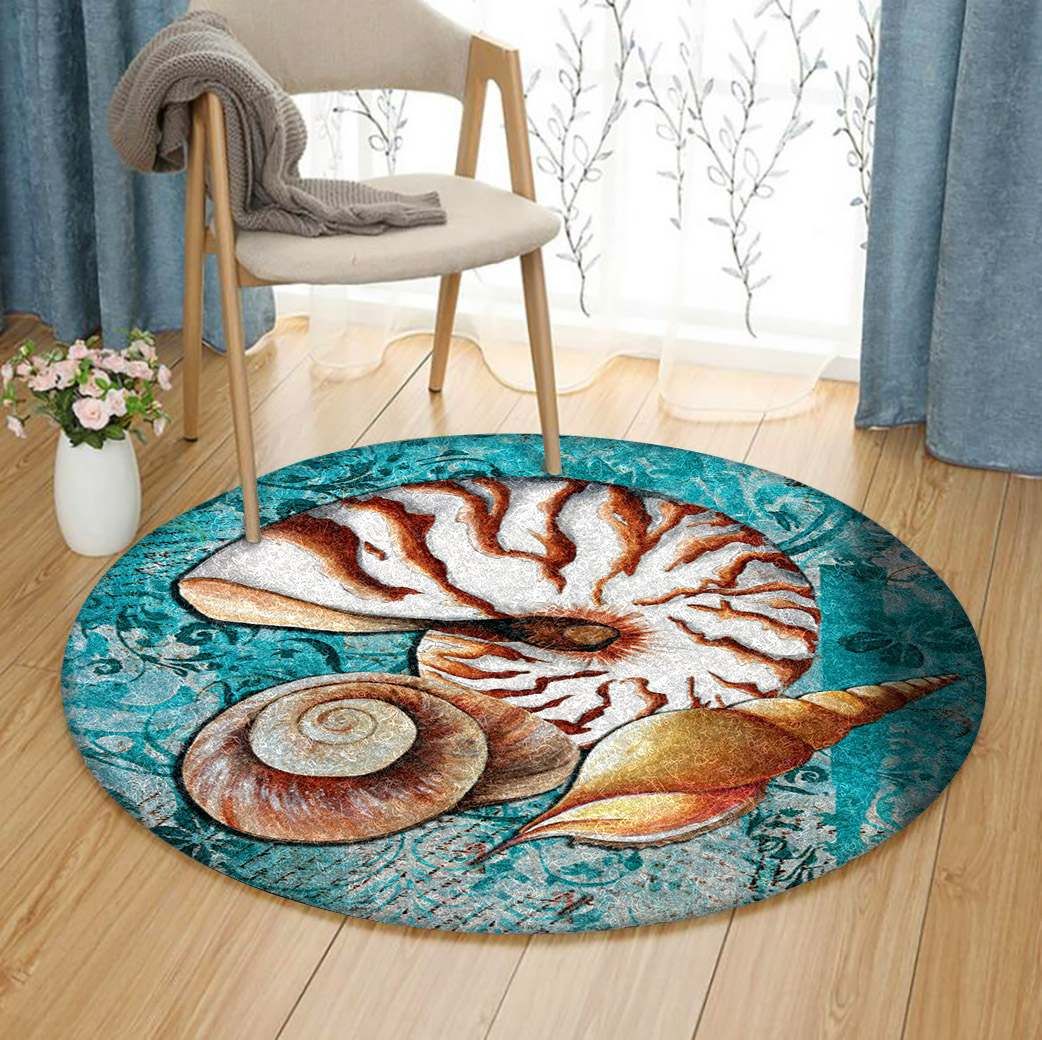 Seashell Round Carpet