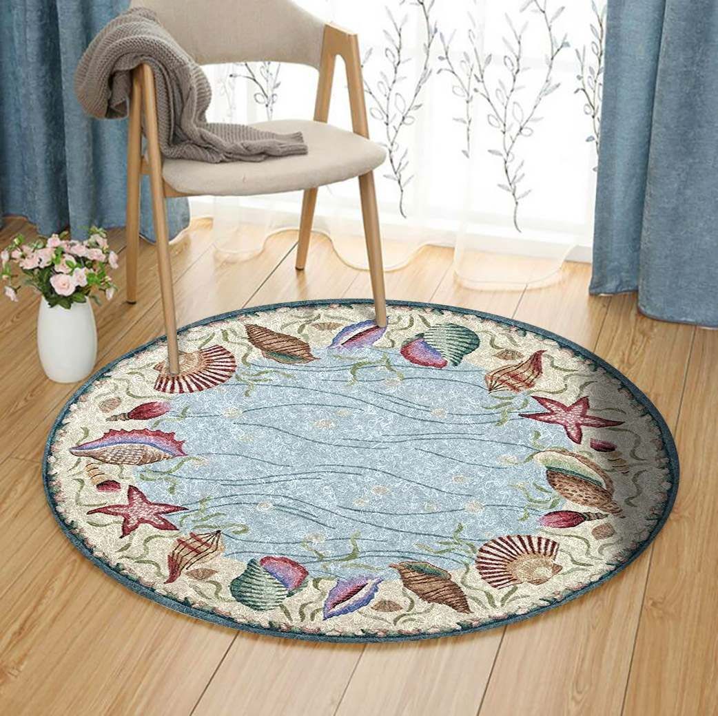 Seashell Round Carpet