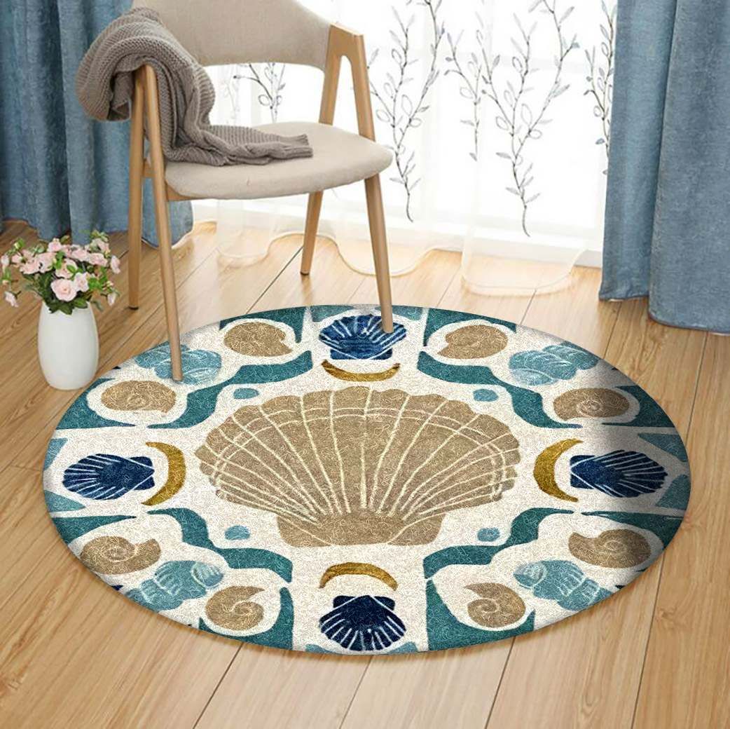 Seashell Round Carpet
