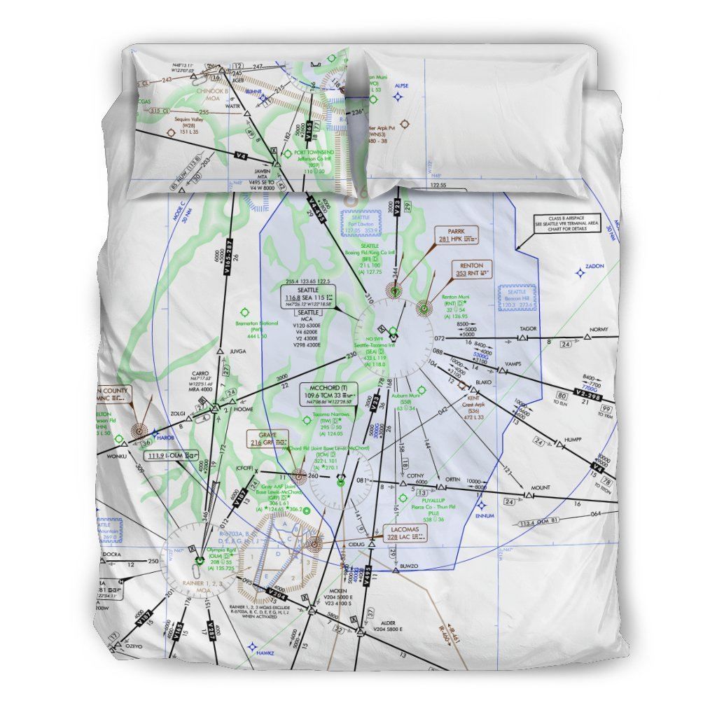 Seattle Low Altitude Bedding Set