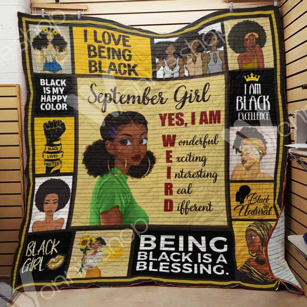 September Black Women Quilt Blanket DHC01021411TD