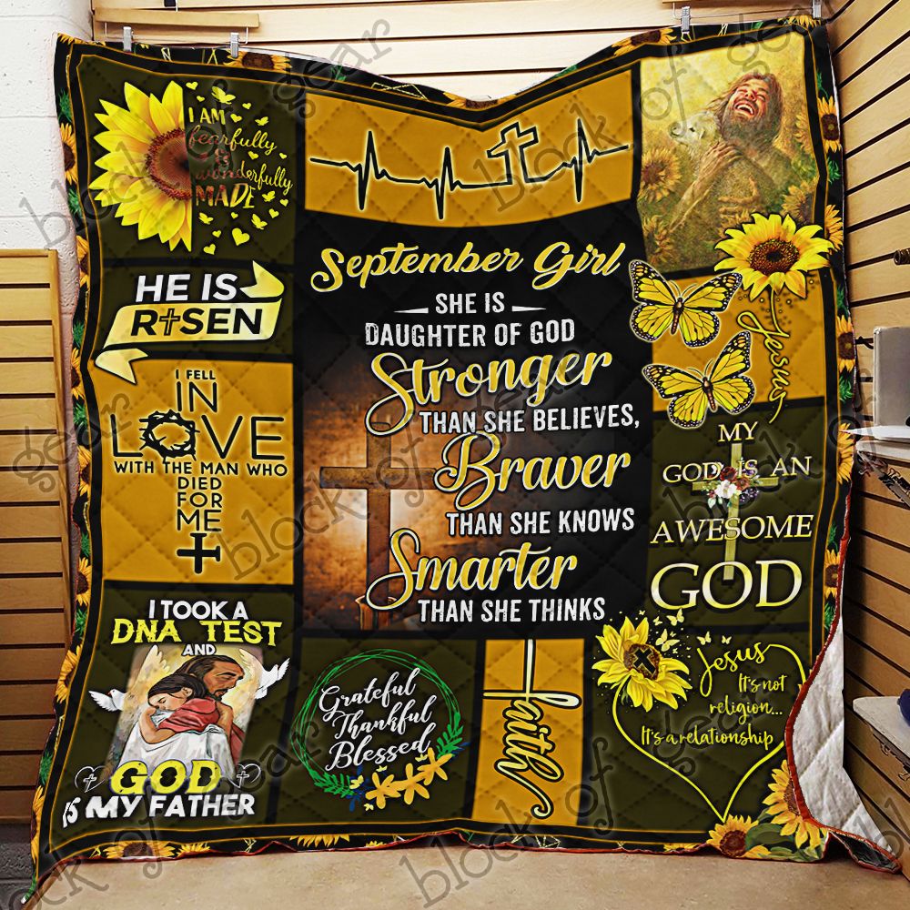 September Girl Daughter Of God Quilt Psl637M9 Dhc11122704Dd