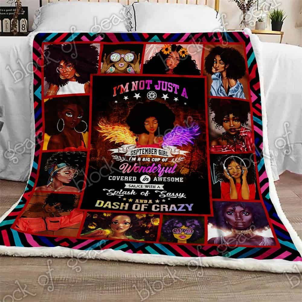 September Girl Fleece Blanket
