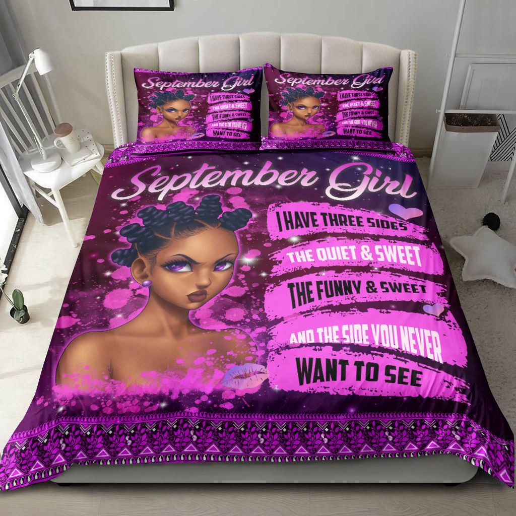 September Girl Purple Bedding Set