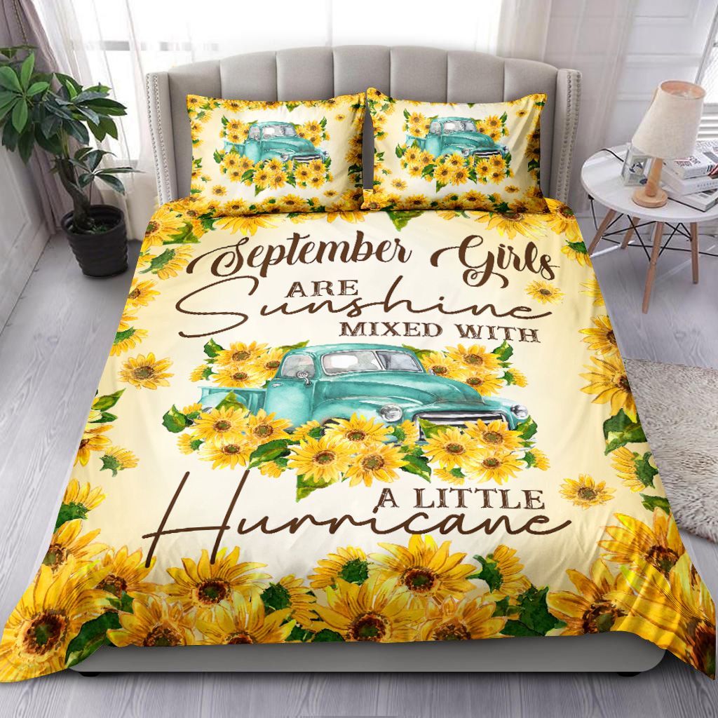 September Girl Sunflower Bedding Set