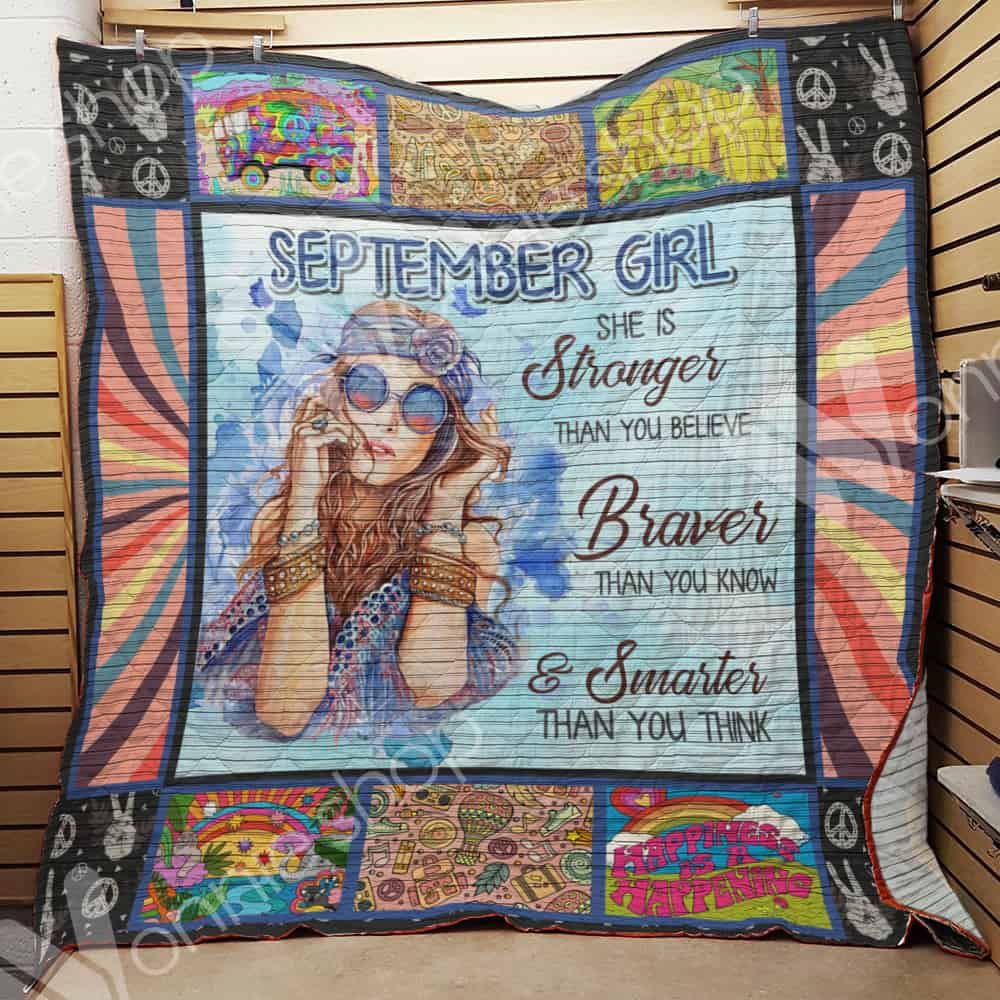September Hippie Girl Quilt Blanket DHC01021349TD