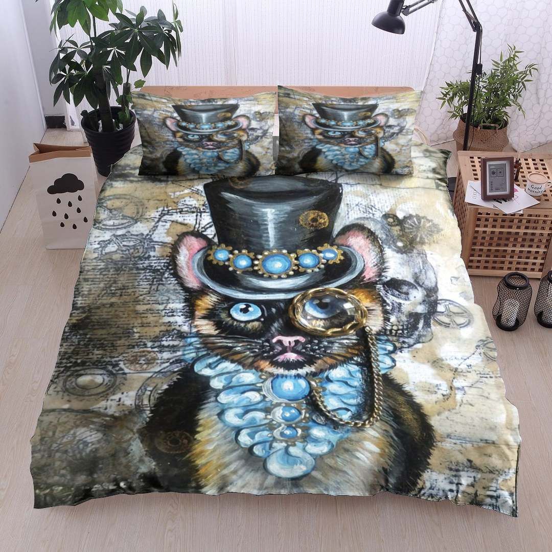Serious Business Cat Bedding Set