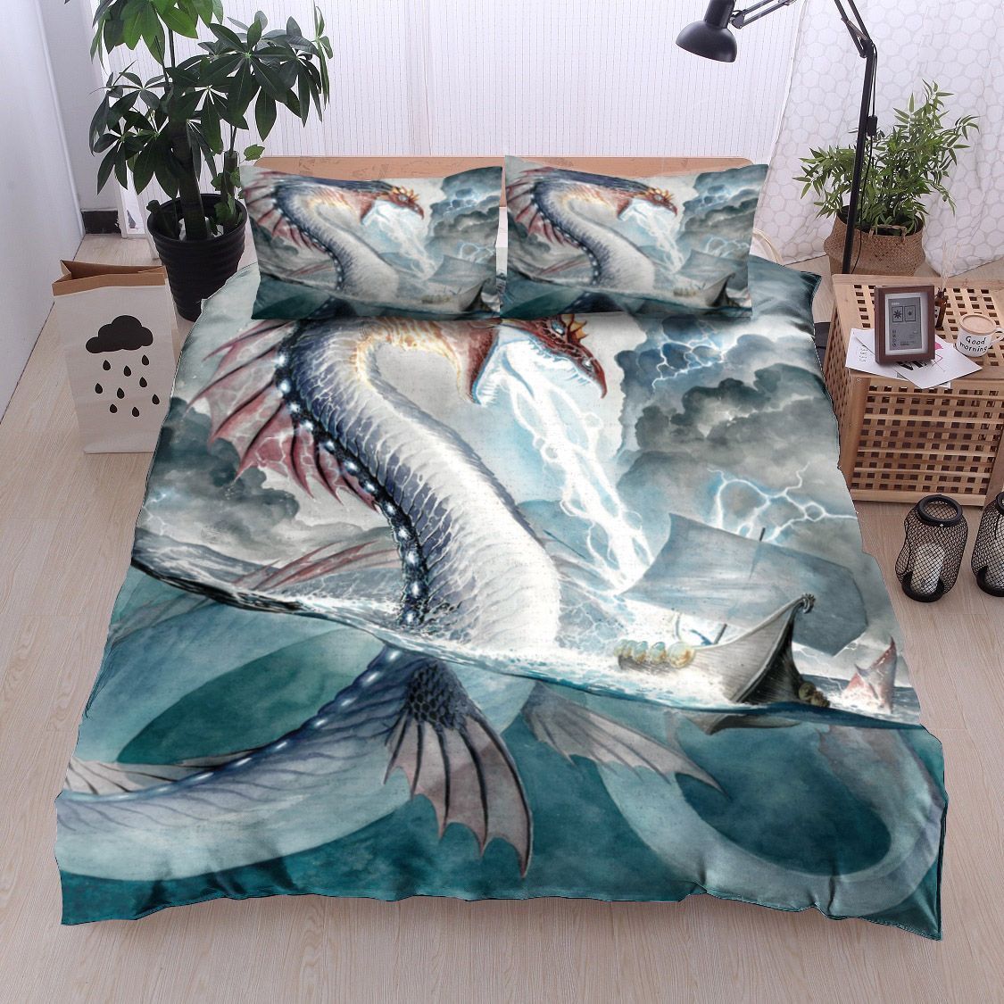 Serpent Dragon Bedding Set