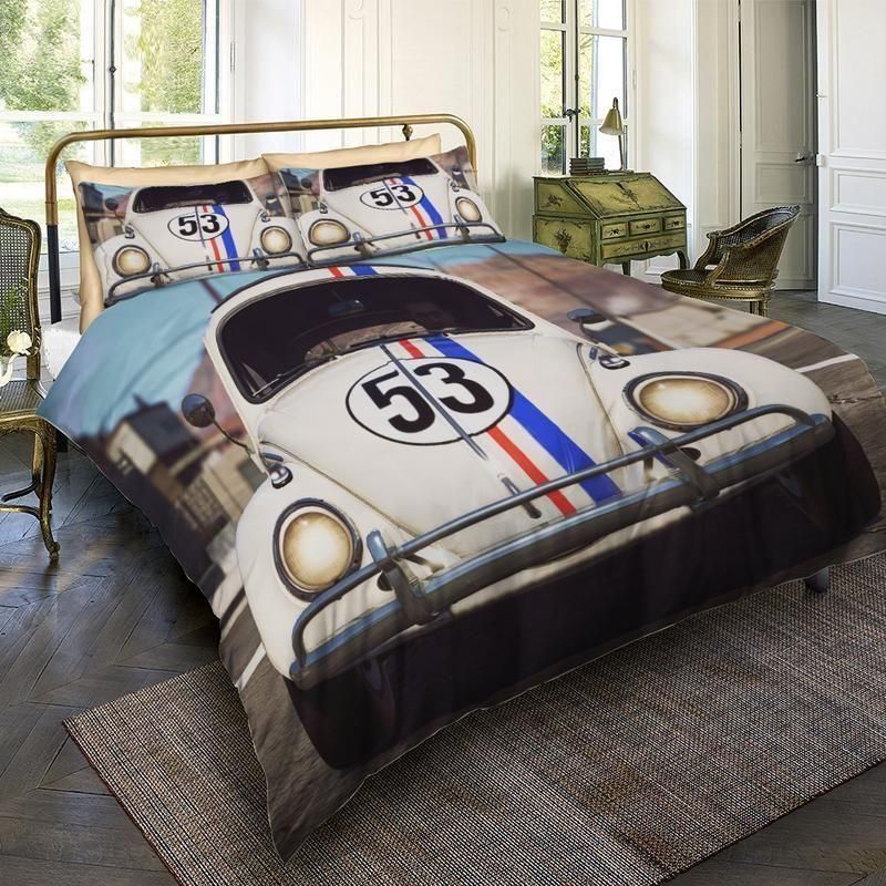Set Herbie The Love Bug Beetle Bedding Set