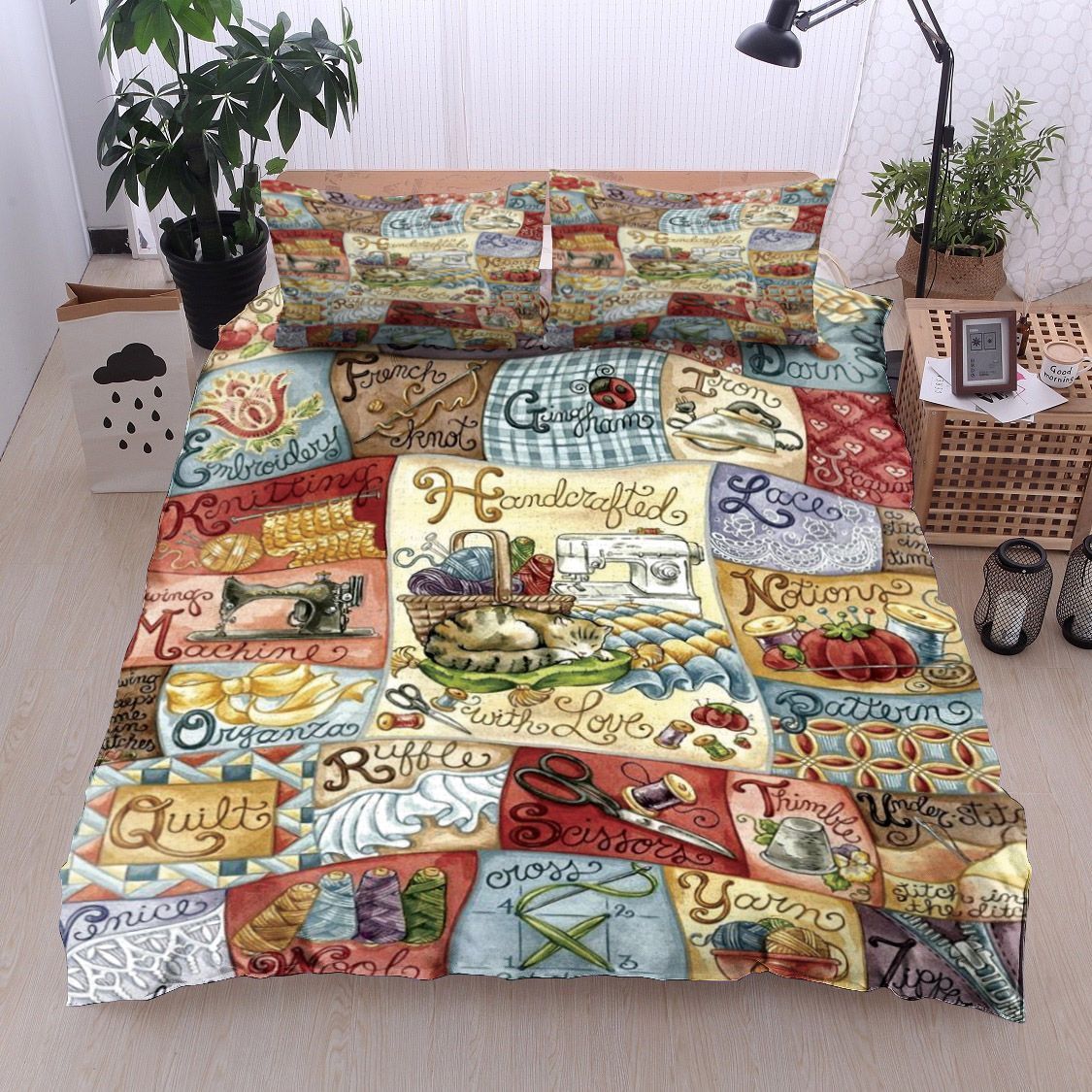 Sewing Alphabet Bedding Set