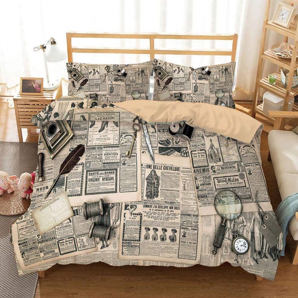 Sewing And Writing Tools Bedding Set