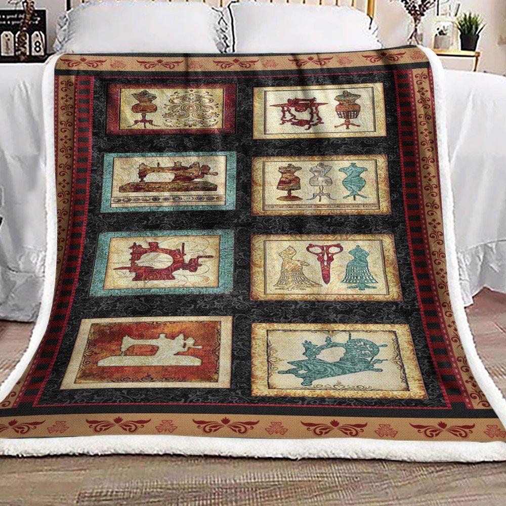 Sewing Sherpa Fleece Blanket