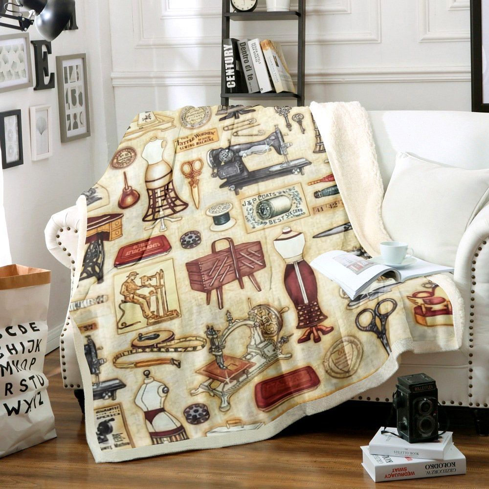 Sewing Sherpa Fleece Blanket